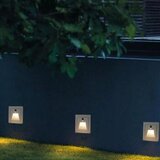 Aplica LED 2W Exterior Stairs cu senzor de miscare, LED inclus, 1 surse de iluminare, Lumina: Calda